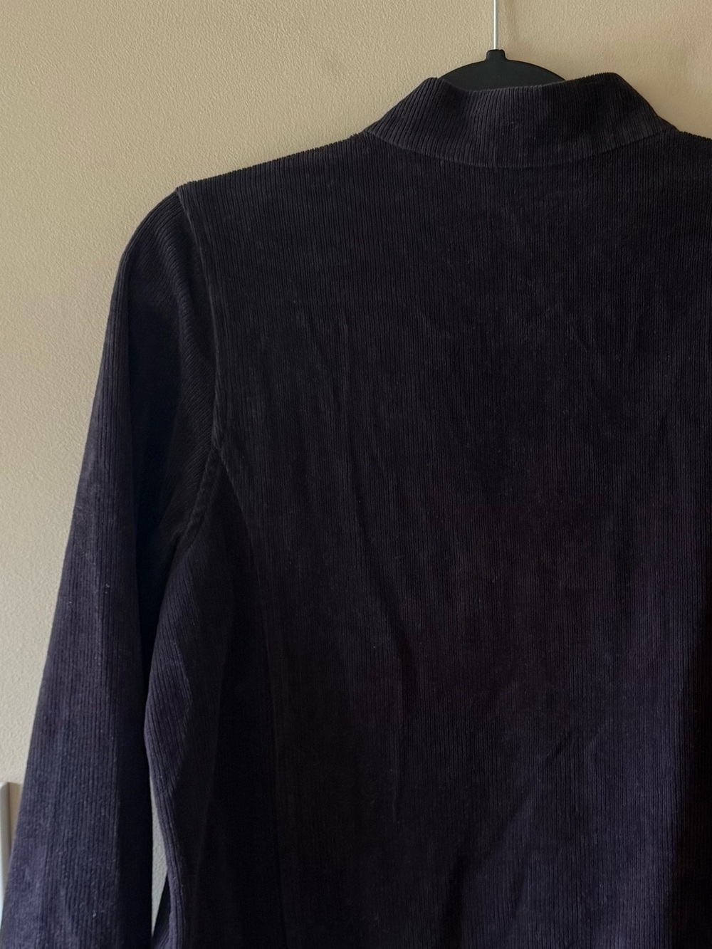 Carroll Reed Black Ribbed Zip-Front Sweater Jacket - Picture 11 of 14